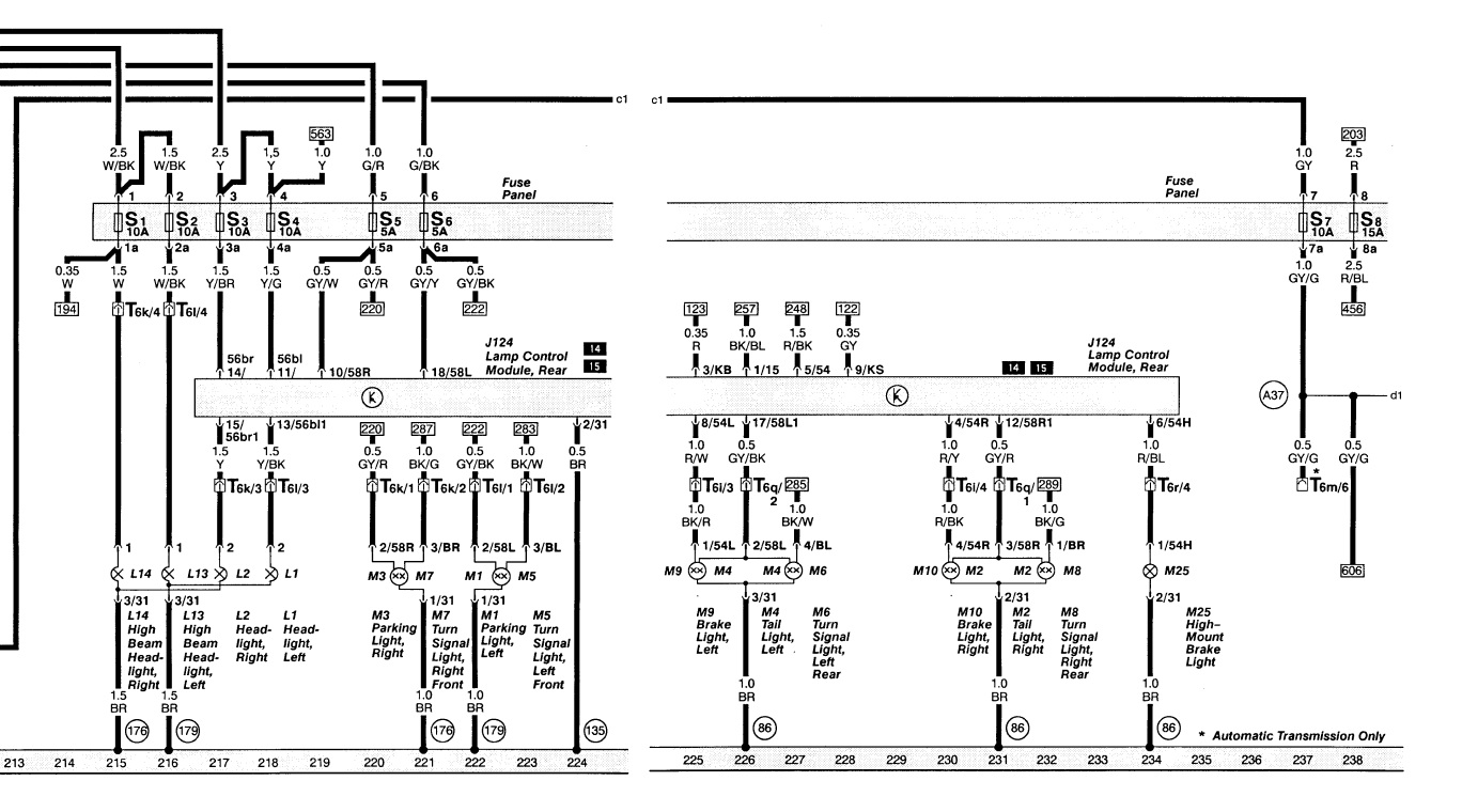 quattroworld.com Forums: S4 & S6 Lamp Module Autocheck Wiring Diagrams